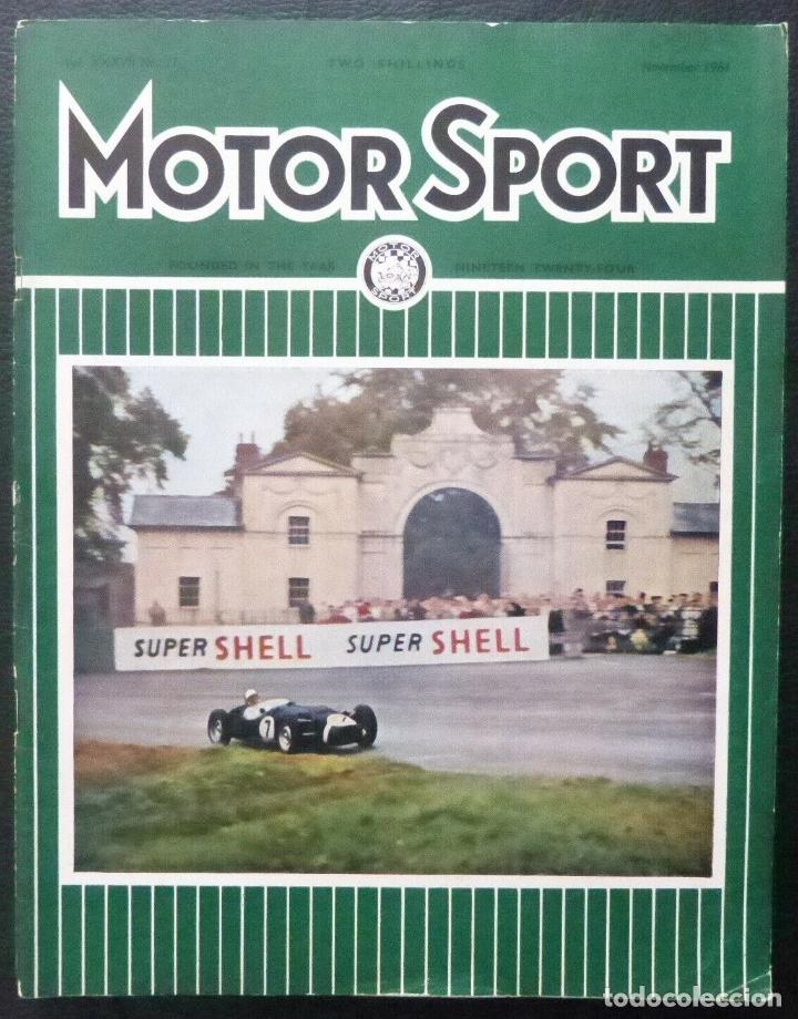 Voitures et Motocyclettes: Revista Motor Sport -Vol XXXVII-No.11-November-1961,The Teesdale Publishing