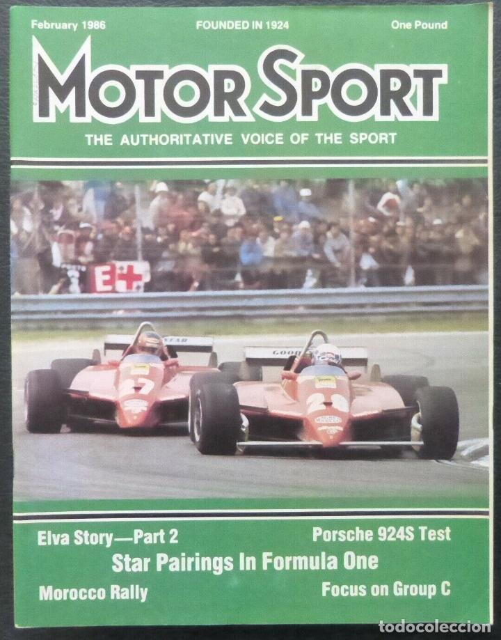 Voitures et Motocyclettes: Revista Motor Sport -Vol LXII-No.02- February-he Teesdale Publishing-1986-London