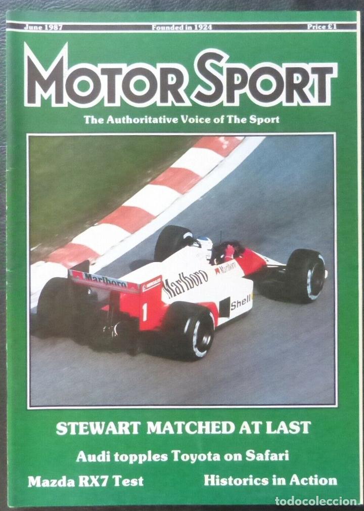 Voitures et Motocyclettes: Revista Motor Sport -Vol LXIII-No.06- London,June-1987-The Teesdale Publishing
