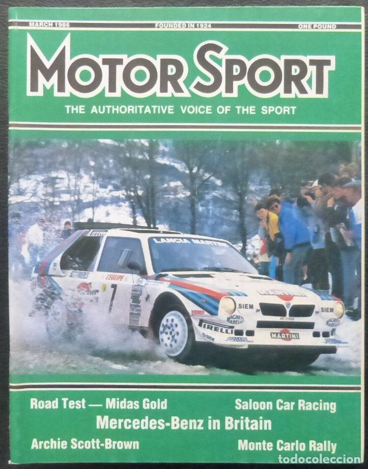 Voitures et Motocyclettes: Revista Motor Sport -Vol LXII-No.03-1986-London,March -The Teesdale Publishing