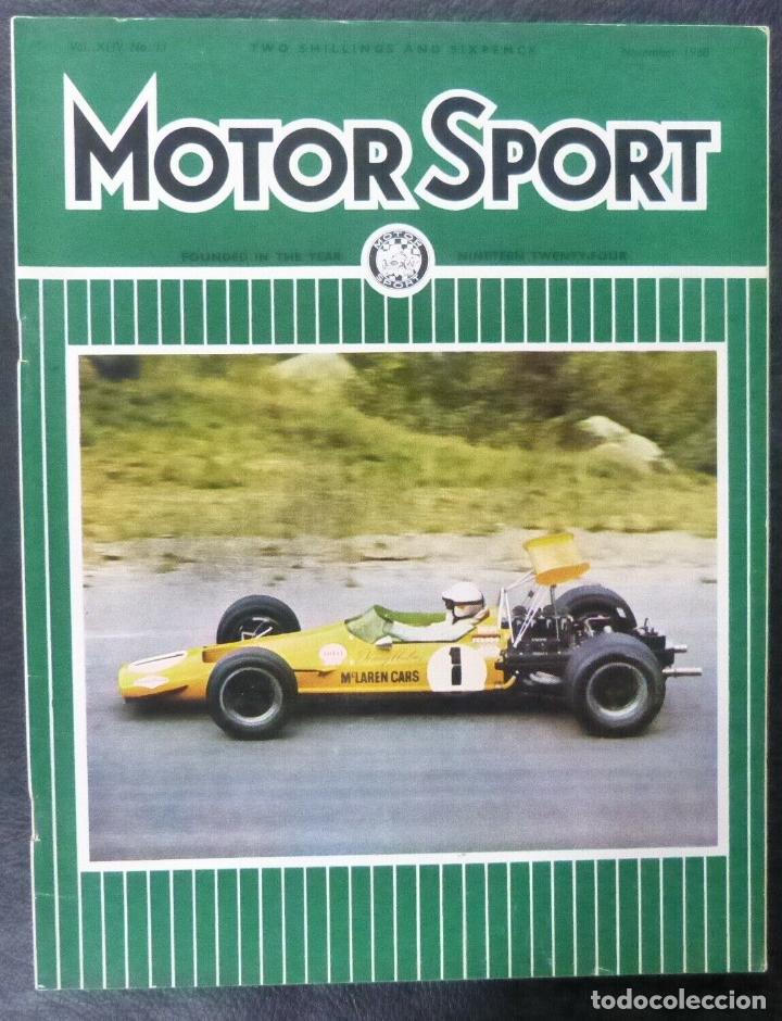 Voitures et Motocyclettes: Revista Motor Sport -Vol XLIV-No.11-The Teesdale Publishing-1968-London,November