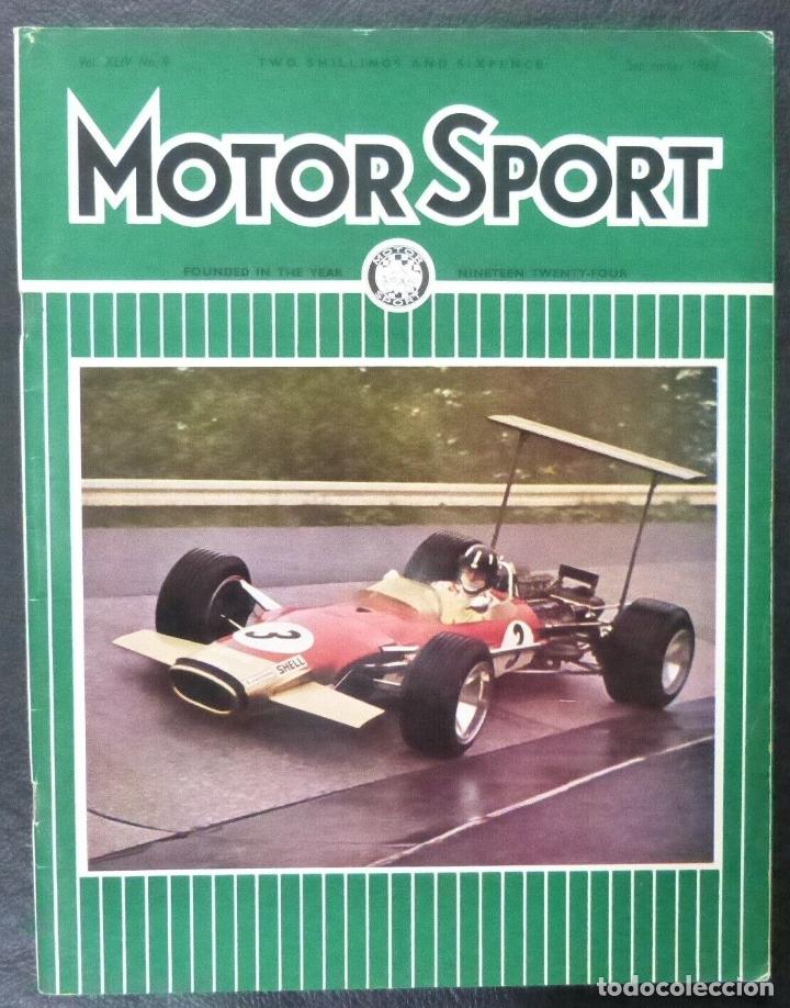Voitures et Motocyclettes: Revista Motor Sport -Vol XLIV-No.09-The Teesdale Publishing- September -1968