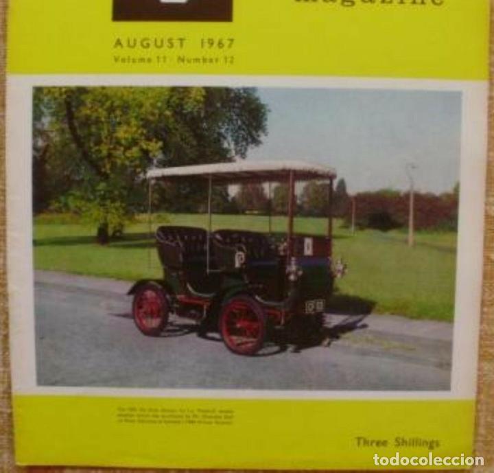 Cars and Motorcycles: Veteran and Vintage Magazine/ Volume 11/ No. 12/ 1967/ Pioneer Publications/Aug.