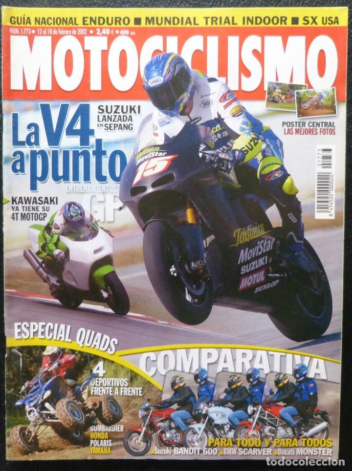 Cars and Motorcycles: REVISTA MOTOCICLISMO,A&Ntilde;O 2002,NUMERO 1773, La V4 a punto