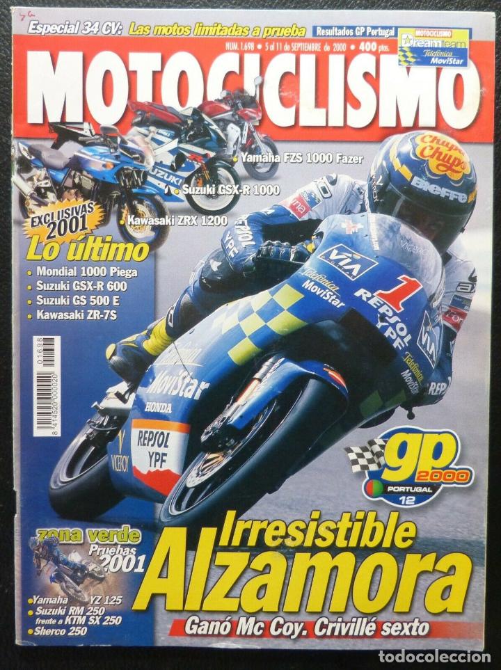 Cars and Motorcycles: REVISTA MOTOCICLISMO,A&Ntilde;O 2000,NUMERO 1698, Irresistible Alzamora