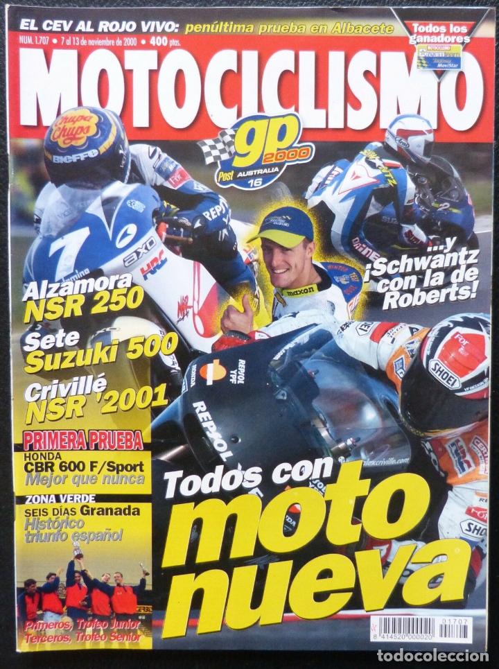 Cars and Motorcycles: REVISTA MOTOCICLISMO,A&Ntilde;O 2000,NUMERO 1707, Todos con moto nueva