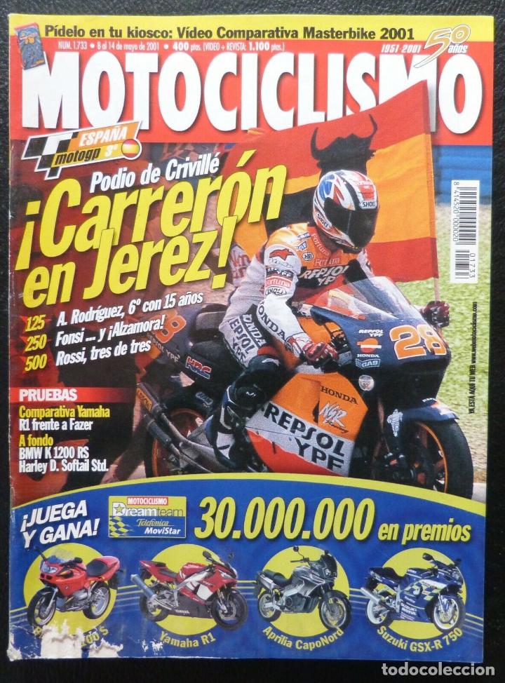 Cars and Motorcycles: REVISTA MOTOCICLISMO,A&Ntilde;O 2001,NUMERO 1733, Podio de Criville,!carreron en Jerez!