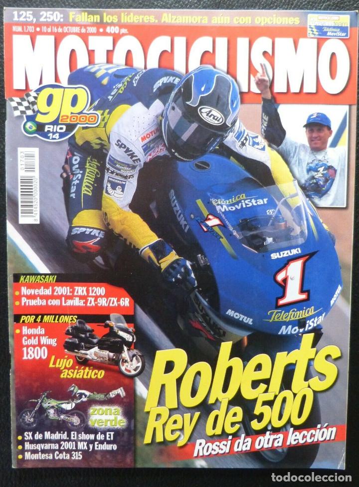 Cars and Motorcycles: REVISTA MOTOCICLISMO,A&Ntilde;O 2000,NUMERO 1703, Roberts rey de 500