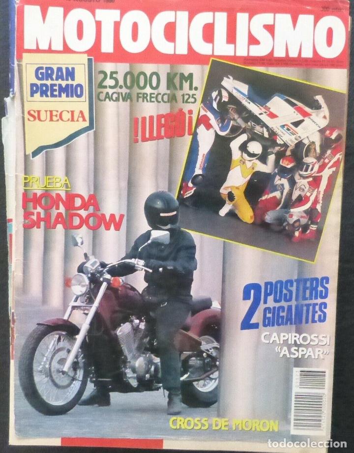 Cars and Motorcycles: REVISTA MOTOCICLISMO,A&Ntilde;O 1990,NUMERO 1173, Prueba,Honda Shadow