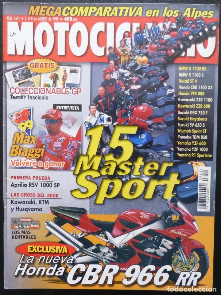 Cars and Motorcycles: REVISTA MOTOCICLISMO,A&Ntilde;O 1999,NUMERO 1641, 15 Master Sport