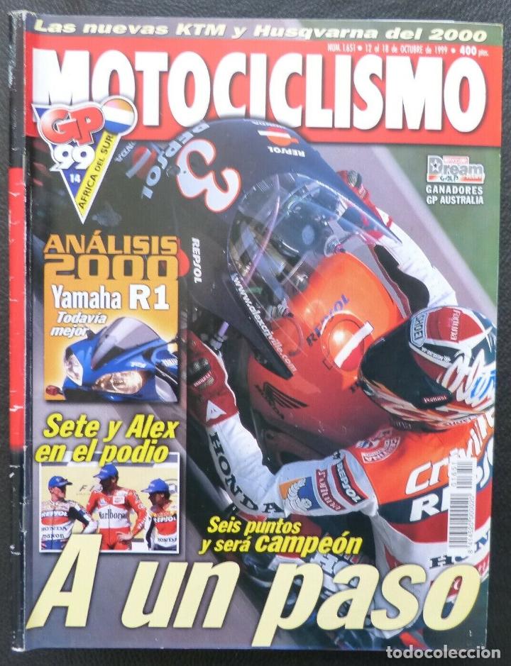 Cars and Motorcycles: REVISTA MOTOCICLISMO,A&Ntilde;O 1999,NUMERO 1651, A un paso