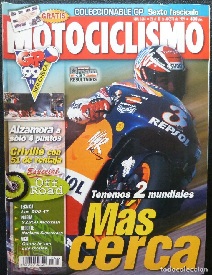 Cars and Motorcycles: REVISTA MOTOCICLISMO,A&Ntilde;O 1999,NUMERO 1644, Tenemos 2 mundiales mas cerca