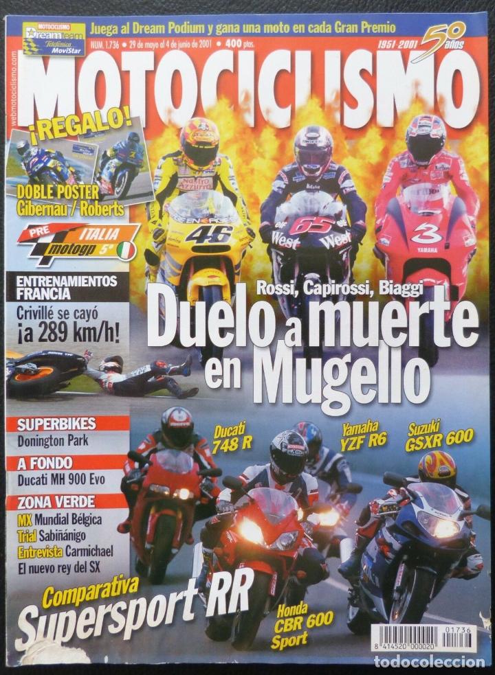 Cars and Motorcycles: REVISTA MOTOCICLISMO,A&Ntilde;O 2001,NUMERO 1736, Duelo a muerte en Mugello