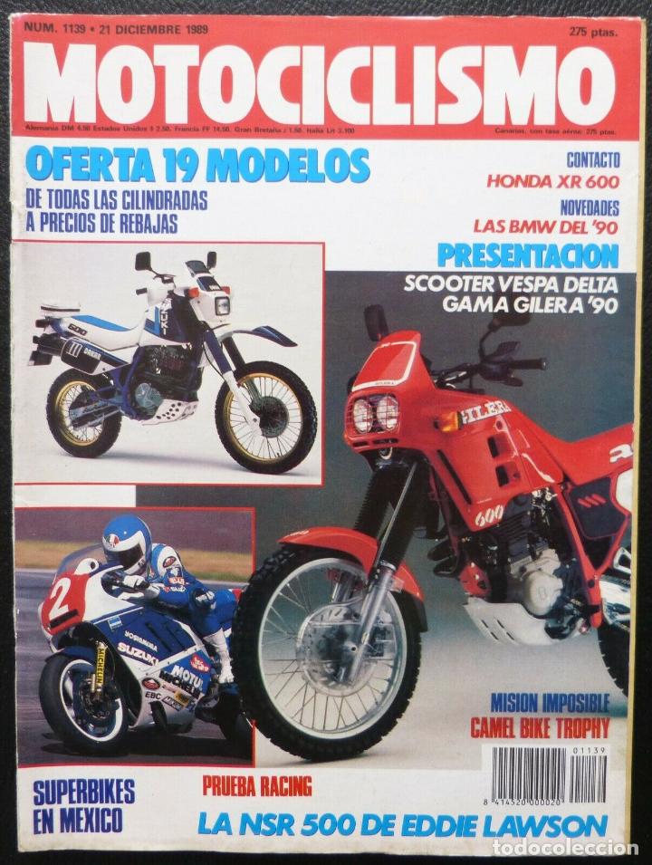 Cars and Motorcycles: REVISTA MOTOCICLISMO,A&Ntilde;O 1989,NUMERO 1139, Oferta,19 modelos