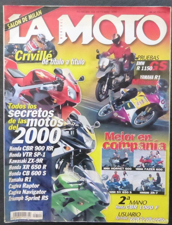 Cars and Motorcycles: REVISTA La Moto,A&Ntilde;O 1999,NUMERO 114,Todos los secretos de las 200 mejores motos