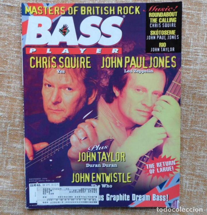 Cars and Motorcycles: Bass Player Magazine, Noviembre 1994, Chris Squire, John Paul Jones, 81 p&aacute;ginas