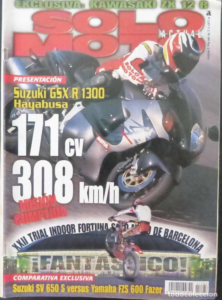 Voitures et Motocyclettes: REVISTA SOLO MOTO,NUMERO 1183,A&Ntilde;O 1999,SUZUKI GSX R 1300 HAYABUSA.