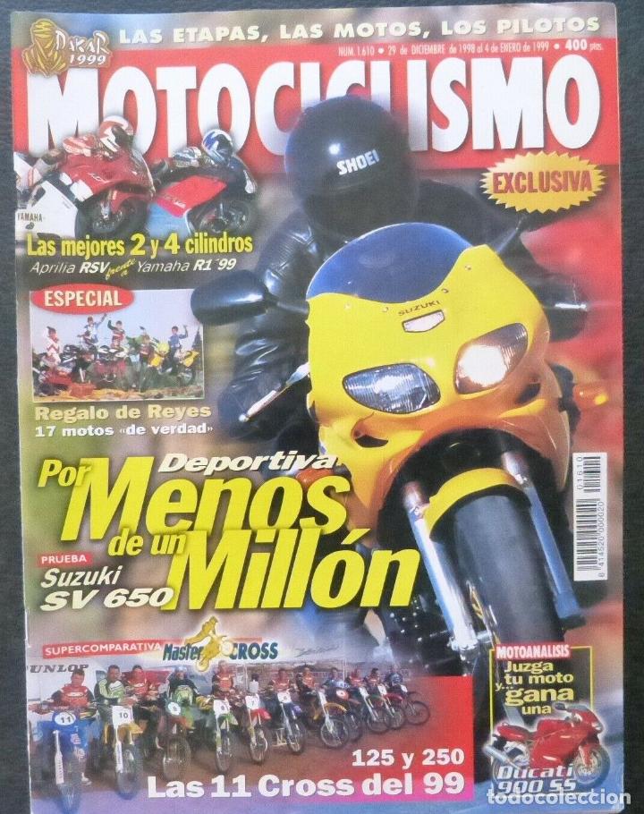 Cars and Motorcycles: REVISTA MOTOCICLISMO,A&Ntilde;O 1999,NUMERO 1610,Suzuki SV 650
