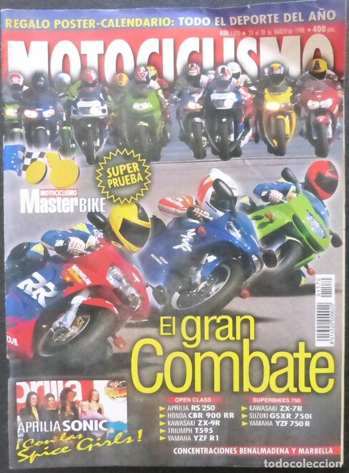 Cars and Motorcycles: REVISTA MOTOCICLISMO,A&Ntilde;O 1998,NUMERO 1570,El gran combate.