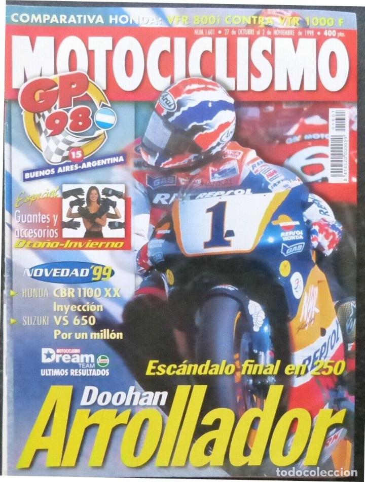 Cars and Motorcycles: REVISTA MOTOCICLISMO,A&Ntilde;O 1998,NUMERO 1601, Doohan arrollador.