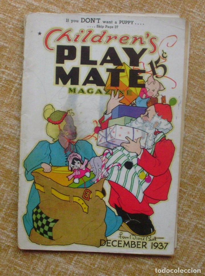 Automobili e Motociclette: Children&acute;s Play Mate Magazine, December, AR Mueller Printing, Vol. 9, No 7, 1937