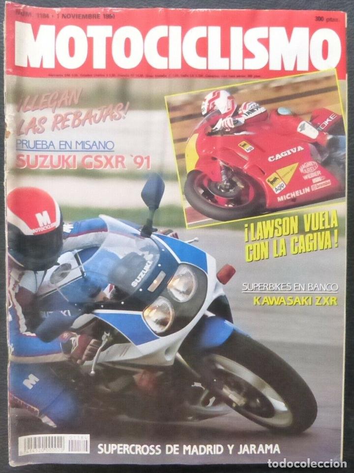 Cars and Motorcycles: REVISTA MOTOCICLISMO,A&Ntilde;O 1990,NUMERO 1184, Lawson vuela con la cagiva.