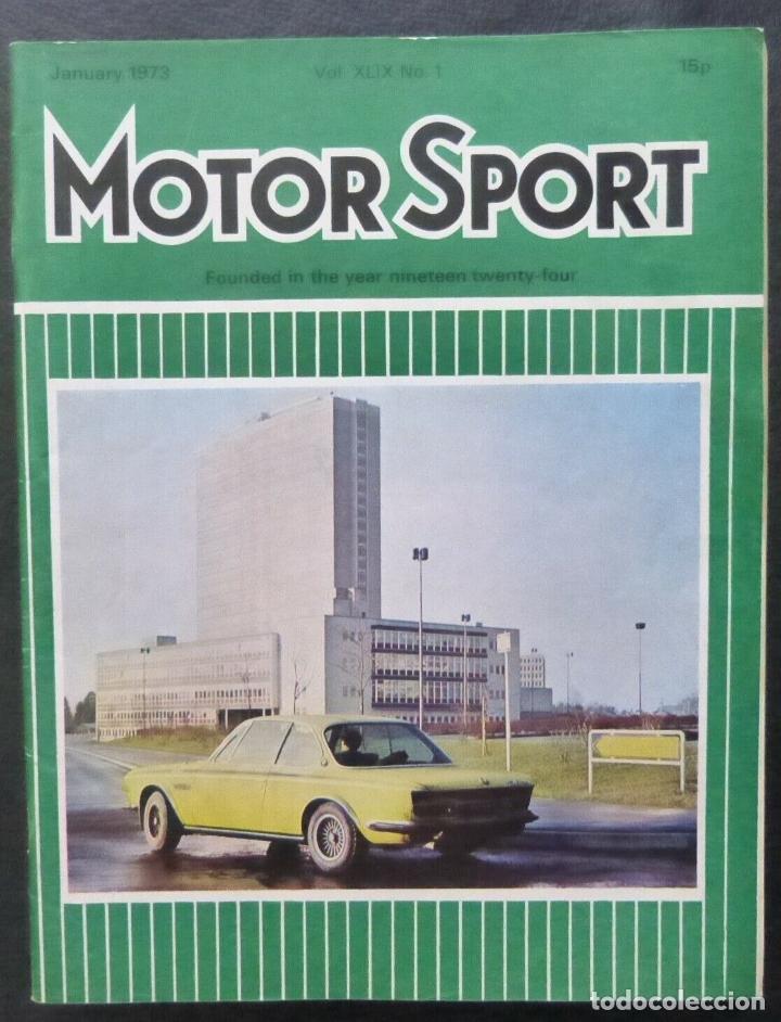 Cars and Motorcycles: Revista Motor Sport -Vol XLIX-No.1-The Teesdale Publishing-1973-London,January