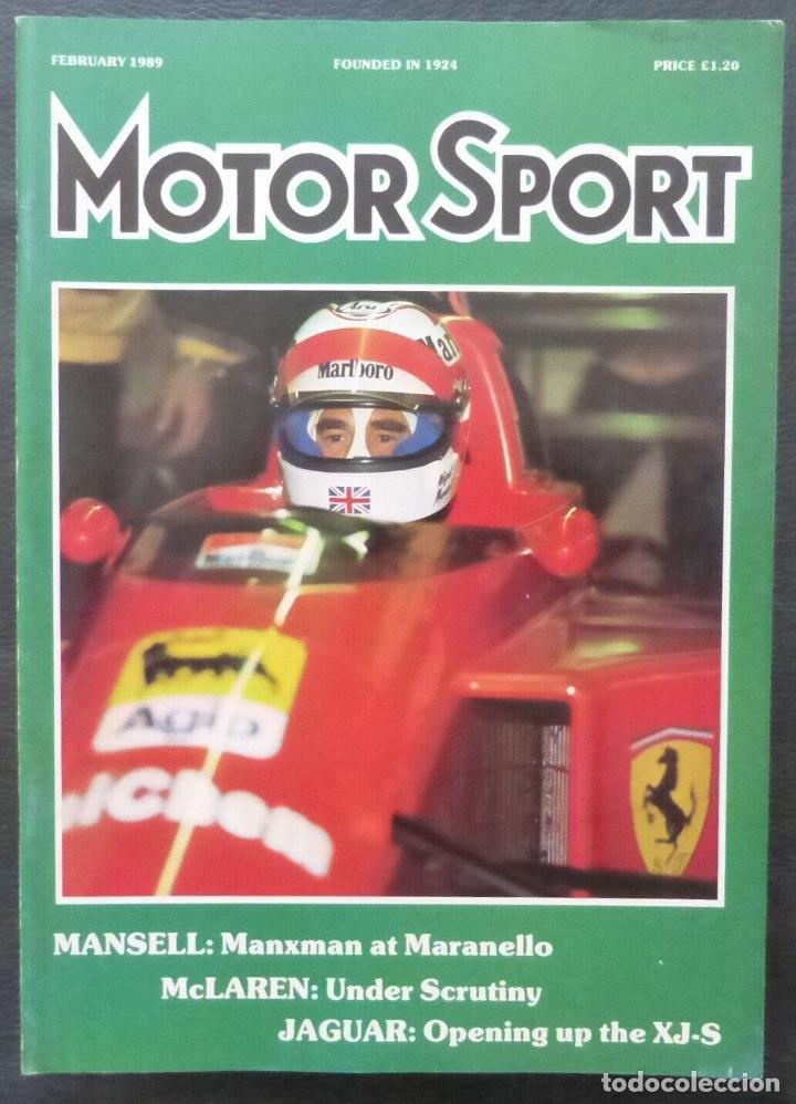 Cars and Motorcycles: Revista Motor Sport -Vol LXV-No.02-The Teesdale Publishing-1989-February-London