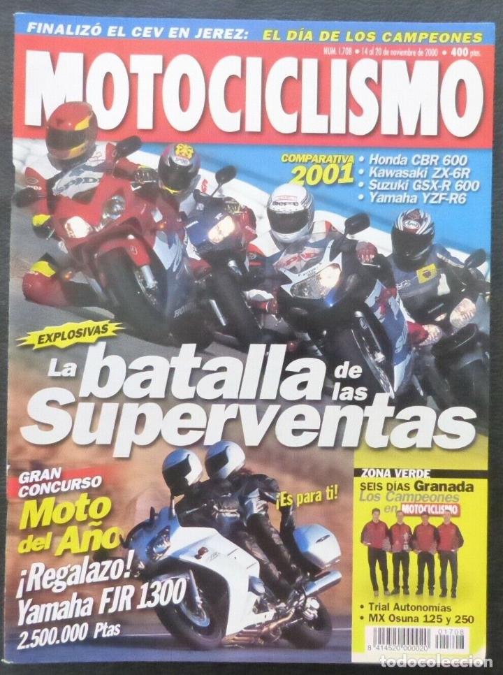 Autos und Motorr&auml;der: REVISTA MOTOCICLISMO,A&Ntilde;O 2000,NUMERO 1708,La batalla de las superventas