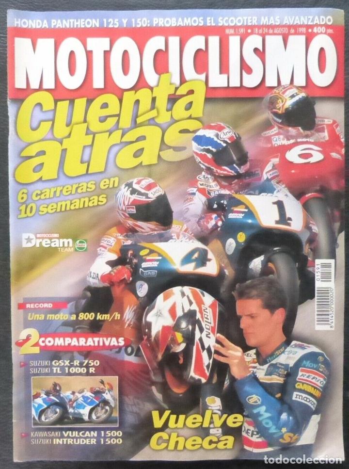 Cars and Motorcycles: REVISTA MOTOCICLISMO,A&Ntilde;O 1998,NUMERO 1591,Cuenta atr&aacute;s,Vuelve Checa