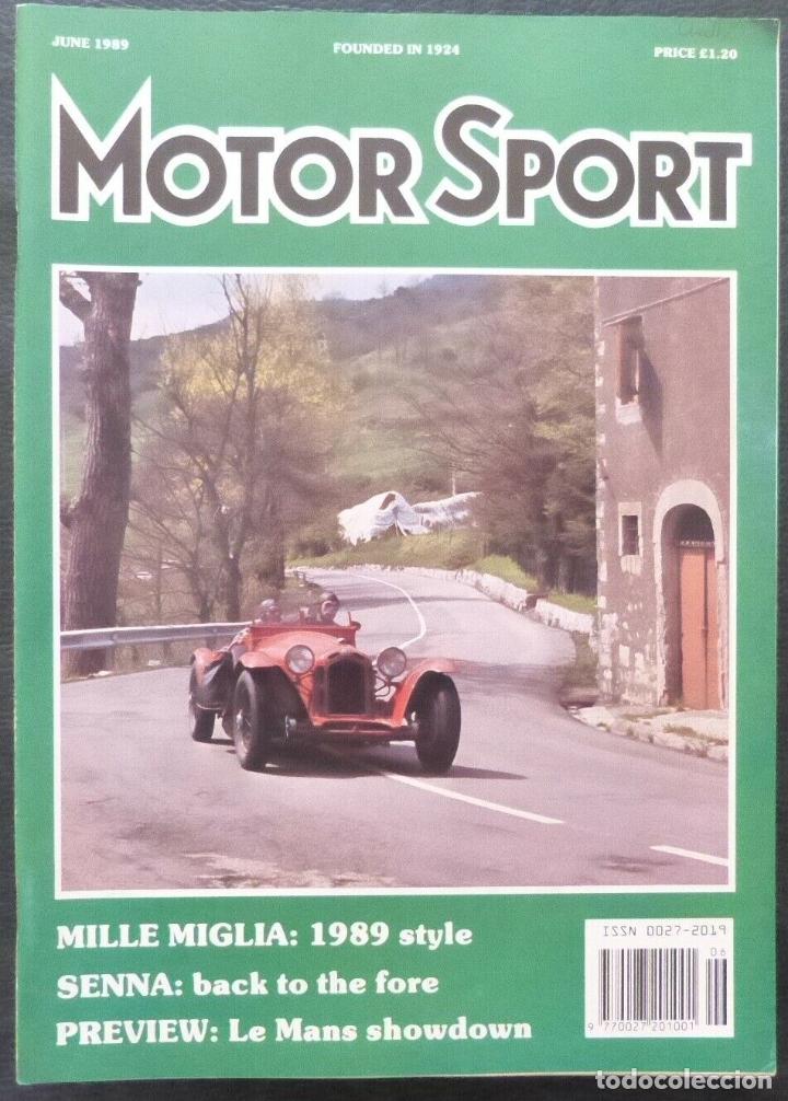 Voitures et Motocyclettes: Revista Motor Sport -Vol LXV-No.06-The Teesdale Publishing-1989-London,June