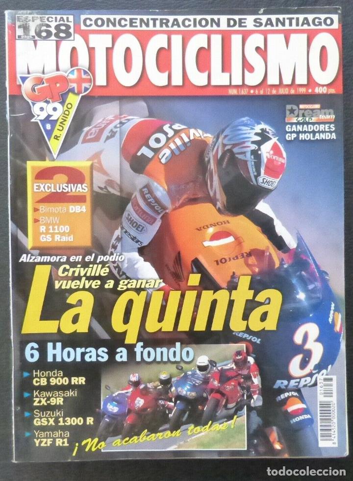 Cars and Motorcycles: REVISTA MOTOCICLISMO,A&Ntilde;O 1999,NUMERO 1637,Criville vuelve a ganar,LA QUINTA