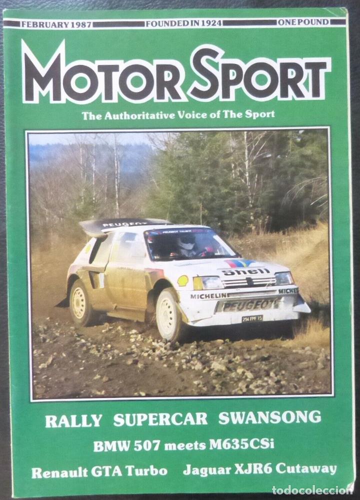 Cars and Motorcycles: Revista Motor Sport -Vol LXIII-No.2-London,February-The Teesdale Publishing-1987