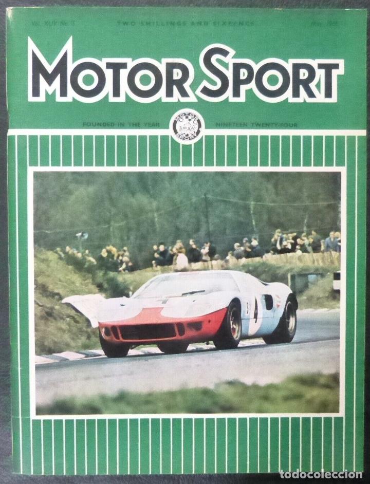 Cars and Motorcycles: Revista Motor Sport -Vol XLIV-No.05-The Teesdale Publishing-1968-London,May