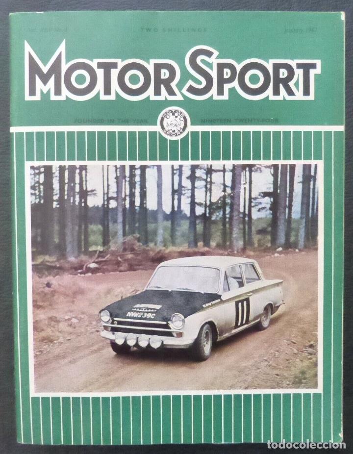 Cars and Motorcycles: Revista Motor Sport -Vol XLIII-1967-January-No.01-The Teesdale Publishing-London