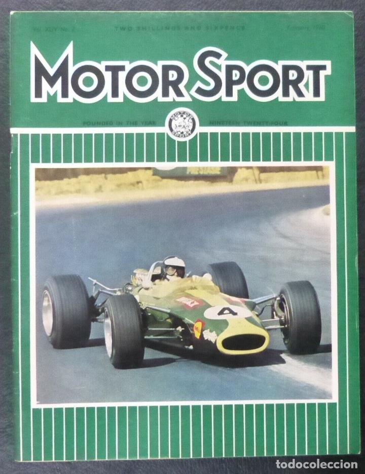 Cars and Motorcycles: Revista Motor Sport -Vol XLIV-No.02-The Teesdale Publishing-1968-London,February