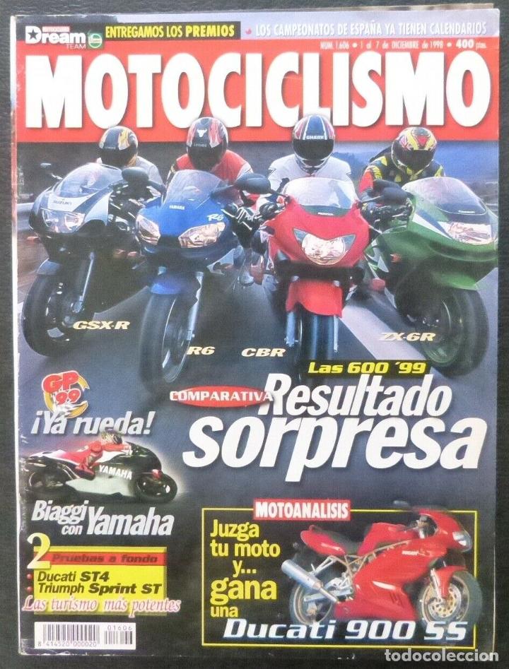 Cars and Motorcycles: REVISTA MOTOCICLISMO,A&Ntilde;O 1998,NUMERO 1606,Las 600 &acute;99 Resultado Sorpresa.