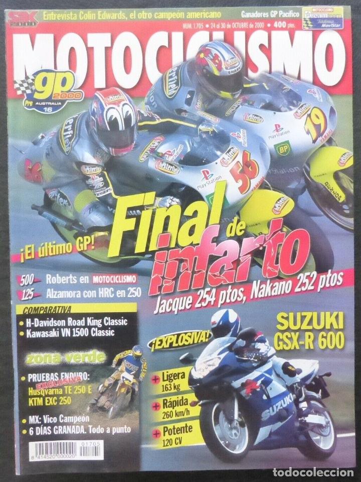 Cars and Motorcycles: REVISTA MOTOCICLISMO,A&Ntilde;O 2000,NUMERO 1705,Final de infarto