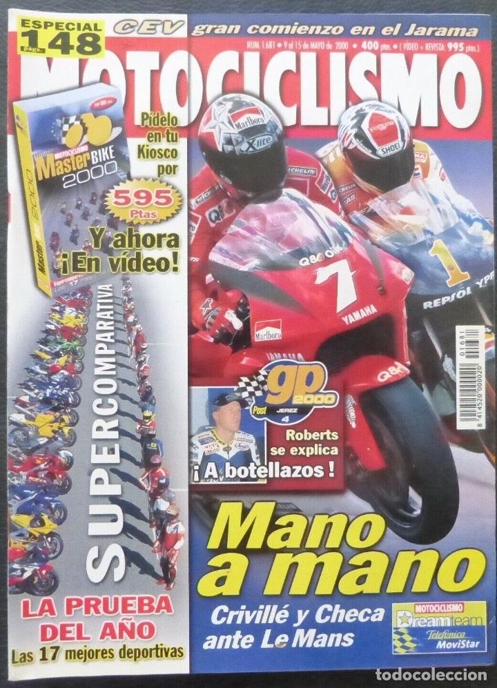 Voitures et Motocyclettes: REVISTA MOTOCICLISMO,A&Ntilde;O 2000,NUMERO 1681,Mano a mano,Criville y Checa
