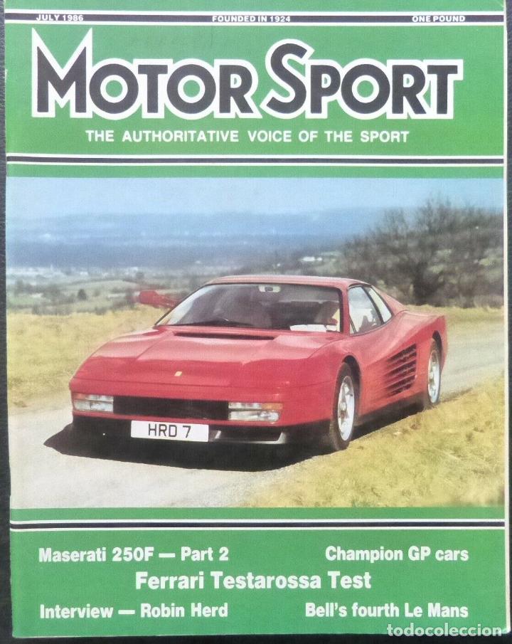Carros e motociclos: Revista Motor Sport -Vol LXII-No.07-July-The Teesdale Publishing-1986-London