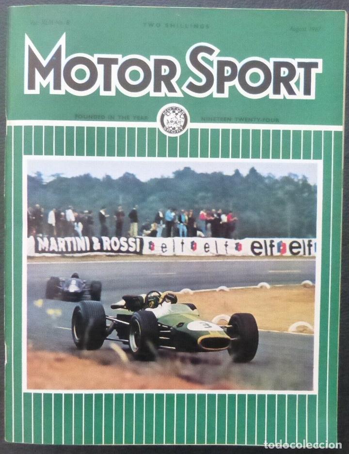 Carros e motociclos: Revista Motor Sport -Vol XLIII-No.08-The Teesdale Publishing-London-1967-August