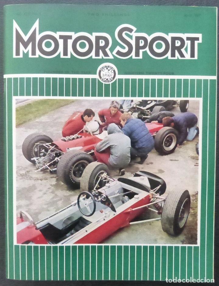 Carros e motociclos: Revista Motor Sport -Vol XLIII-No.04- April-The Teesdale Publishing-London-1967
