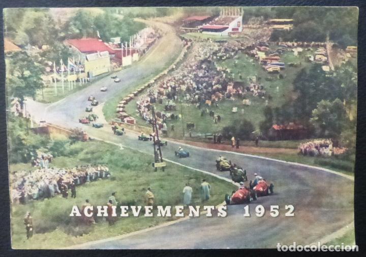 Automobili e Motociclette: Achievements 1952/ Donald Healey/ C. C. Wakefield &amp; Co LTD/London