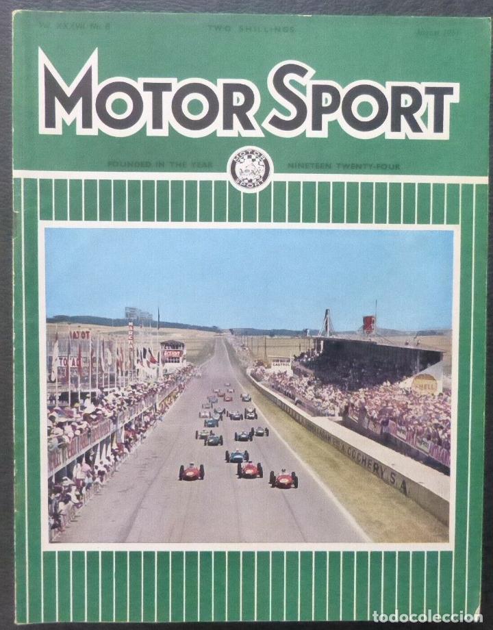 Voitures et Motocyclettes: Revista Motor Sport -Vol XXXVII-No.8 -1961-London,August-The Teesdale Publishing