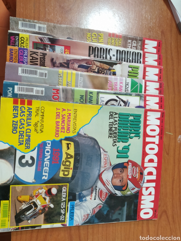 Carros e motociclos: Lote de 6 revistas motociclismo n&uacute;meros 1199 1195 1196 1197 1198 1194