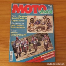 Coches y Motocicletas: MOTO VERDE 153 ABRIL 1991. RALLYE SUZUKI MARATHON, CAGIVA ARCARONS, HONDA XR 600, MONTESA COTA 310..
