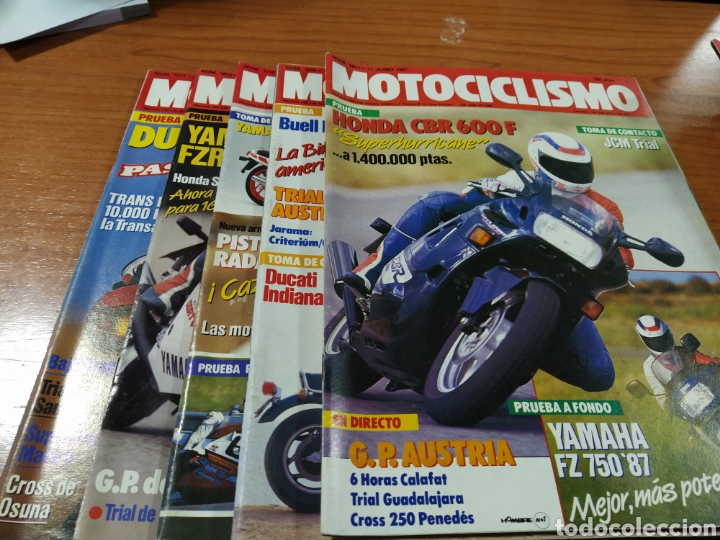 Autos und Motorr&auml;der: Lote 5 revistas motociclismo n&uacute;meros 1014 1013 1018 1012 1007