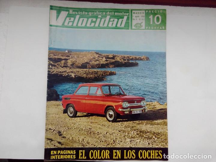 Autos und Motorr&auml;der: REVISTA VELOCIDAD N&ordm; 412 A&Ntilde;O 1969- PRUEBA DODGE BARREIROS DIESEL- FIT 130 A EXAMEN
