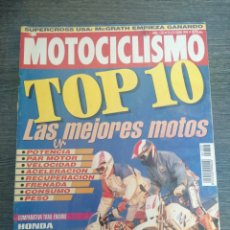 Coches y Motocicletas: MOTOCICLISMO 1353 HONDA XR 600 R YAMAHA TT 600 TOP 10 LAS MEJORES MOTOS DE 1994. Lote 313957898
