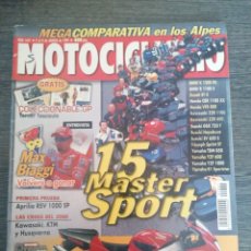 Coches y Motocicletas: MOTOCICLISMO 1641 1999 MAX BIAGGI, APRILIA RSV 1000 SP, HONDA CBR 966 RR, 15 MEJORES SPORT-TOURING. Lote 313958038